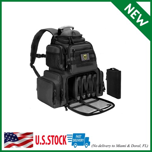 TIDEWE Tactical Range Backpack Bag for Gun and Ammo with Pistol Case ...