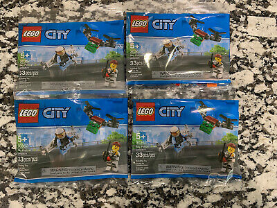 Lego City 30362 Sky Police Jetpack Polybag New Sealed 2019 Lot Of