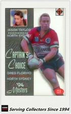 1994 Dynamic Rugby League The Masters Captains Choice CC4: Greg Florimo