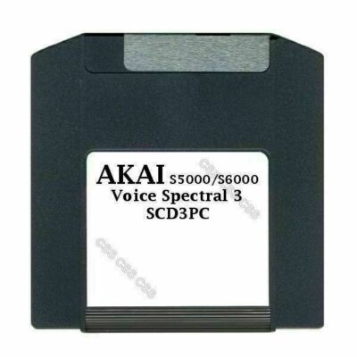 Akai S5000 / S6000 100MB Zip Disk Voice Spectral 3 SCD3PC