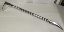 36" Halligan bar with Nickel Finish.  Hardened High Carbon Steel. 11 Lbs - D