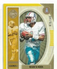 2019 Panini Legacy Warren Moon Legends Yellow Parallel 70/165