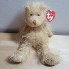 Vintage Ty Beanie Baby Punkies FRIZZY the Bear With Hang Tag Tan Plush 2002