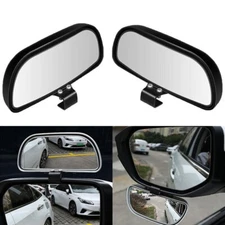2x Blind Spot Mirror Auto 360° Wide Angle Convex Rear Side View Car Truck SUV