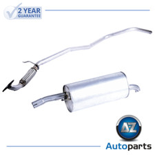 For Ford - Fiesta MK6 1.25 1.4 2002-2008 Centre Exhaust Pipe & Rear Silencer