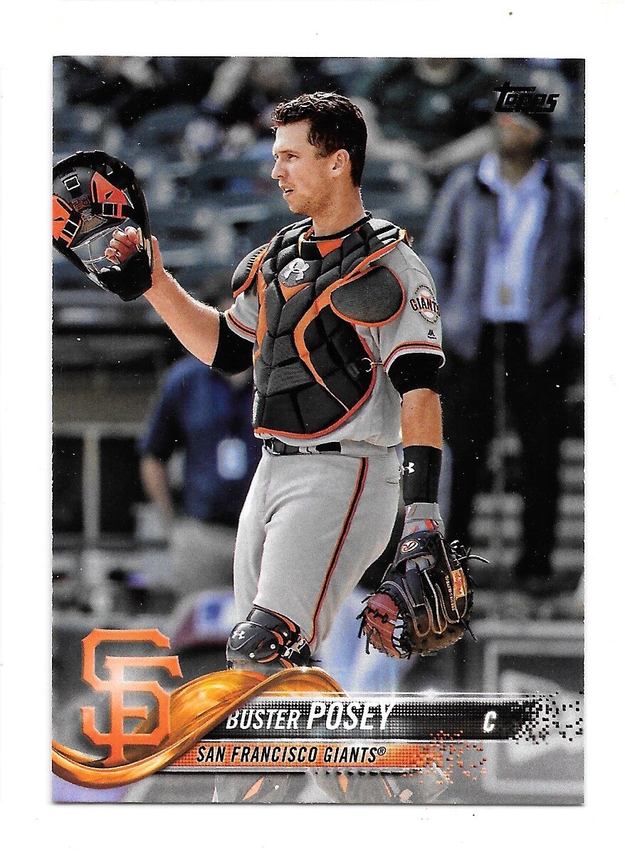 Q 2018 Topps Baseball Buster Posey #250 NRMT