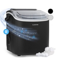 EiswüRfelmaschine EiswüRfelbereiter GeräT Ice Cube Maker Display 1,3 L Schwarz