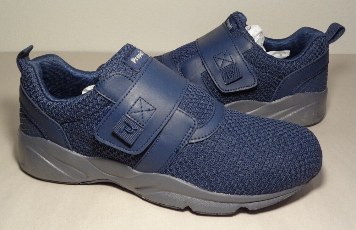 SAOLA Sneakers in rete blu Propet taglia 10 5 larghe STABILITY X CINTURINO nuove scarpe da uomo