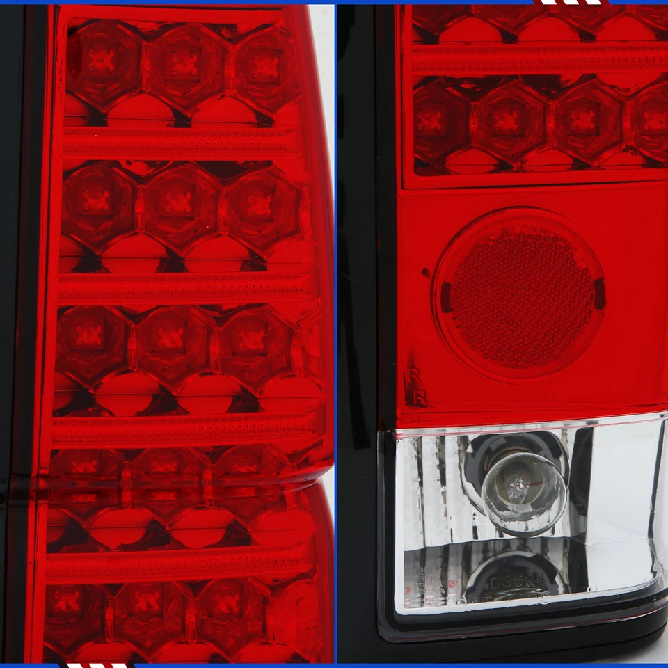 Par de lanternas traseiras de LED vermelhas claras para 1986-97 Datsun D21 / captador de corpo rígido - Imagem 3 de 4