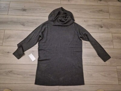 BNWT Matalan Papaya Grey Cowl Neck Long Sleeve Super Soft Jumper Size 14