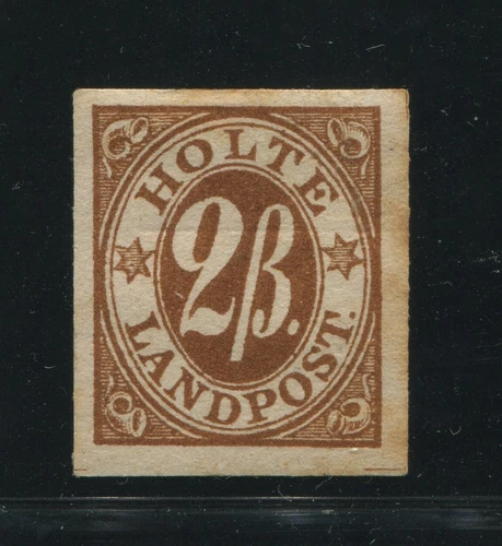 DENMARK LOCAL CITY STAMP 1870 HOLTE No.1
