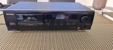 Kenwood KX 3050 Stereo Single Cassette Deck Black 2 Year Warranty Refurbished
