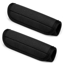 2 Pack Luggage Handle Wrap for Suitcase, Black 14.5cm x 13.5cm,