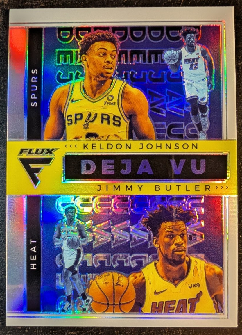 2020-21 Panini Flux Deja Vu Silver #23 Jimmy Butler Keldon Johnson - R1N:142