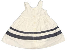 Janie And Jack White Dress 3-6 Month Girls Baby