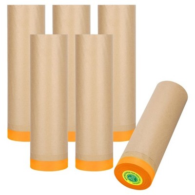 Masking Paper, Paint Masking Paper with Adhesive,20 Inch x 50 Feet Painters P...