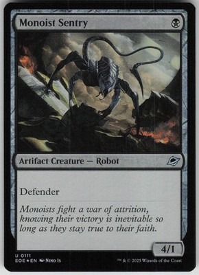 MTG TCG Monoist Sentry U Edge of Eternities 111