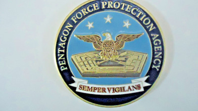 PENTAGON FORCE PROTECTION AGENCY (DOD) SEMPER VIGILANS (1.75'') - CHALLENGE COIN