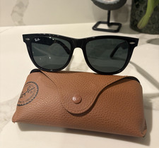 Ray-Ban Original Wayfarer RB2140 901A Black Green Classic Sunglasses 54mm w/ Cas