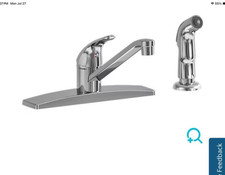 Elkay LK2478CR Chrome Centerset Deck Mount Kitchen Faucet w/ Side Spray
