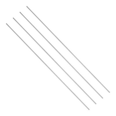 4 pcs 3mm Dia 305mm Length GR5 Metal Solid TC4 Titanium Round Bar[0.12 x 12IN]