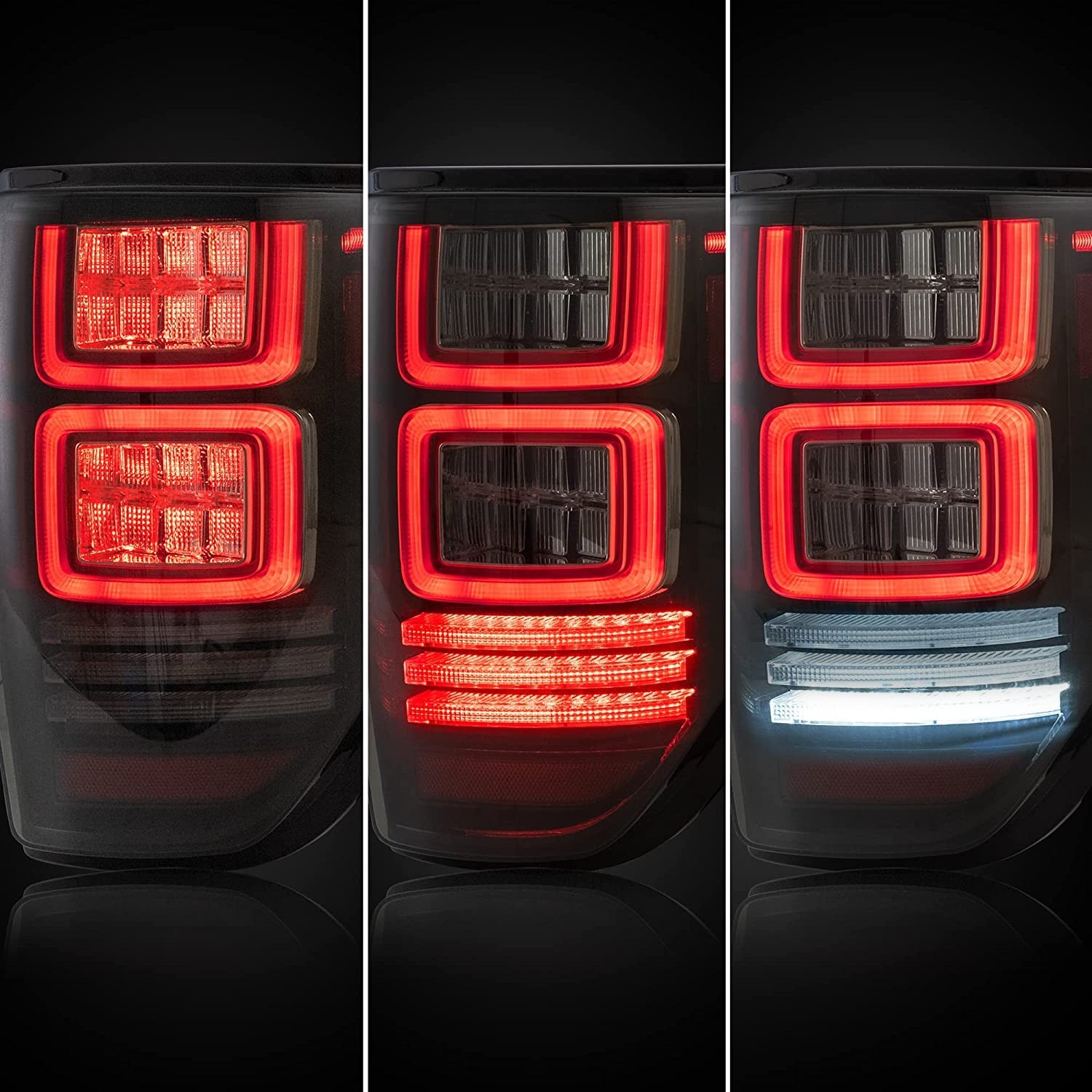 Smoked Tail Lights Compatible For [ Ford F150 Pickup 2009-2014 ]