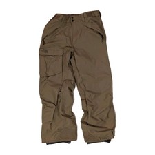 The North Face Snow Pants MENS Sz M Hyvent EZ Grow Adjustable Waist Beige