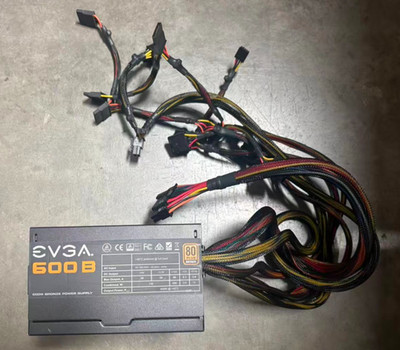 EVGA 600 B 600W 80+ Bronze ATX PSU Power Supply 100-B1-0600 Non-Modular