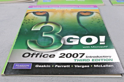 Pearson GO! Windows XP Internet Explorer 7 Office 2007 Computer Training Books