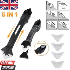 5 in 1 Silicone Sealant Remover Tool Kit Set Scraper Caulking Mould Removal DIY