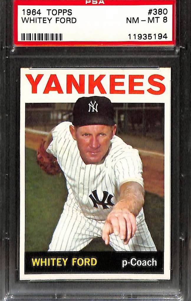 1964 Topps #380 Whitey Ford PSA 8 NM-MT 11935194