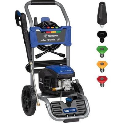 #ad Electric Pressure Washer 3000 PSI 1.76 GPM with Induction Motor Onboard Soap $265.05