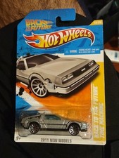 Hot Wheels Back to The Future Delorean Time Machine 1st Edition Very RARE