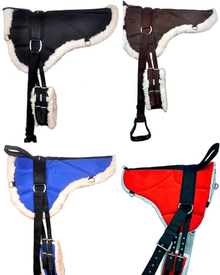 Bareback Pad mit gratis Gurt und Steigbügeln Schabracke Comfort Fit rutschfest - Bild 1 von 4