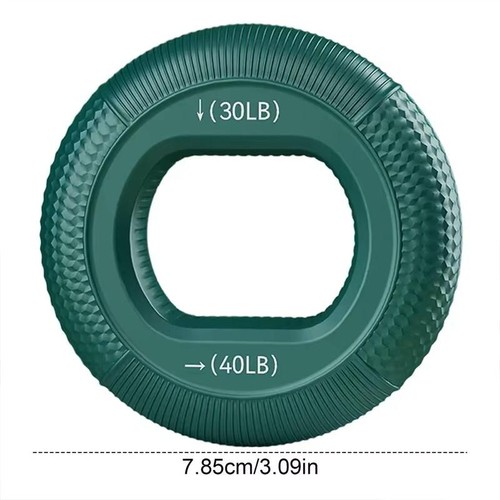 Anello di presa per dita in silicone anello di rafforzamento muscolare mano polso dito allenatore - Foto 2 di 18