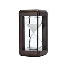 Decorative Hourglass with Wooden Frame Classic Hourglass Timer Classy Sand Glass