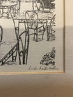Linda Barton Miller "Frenchman's Patio" Signed Limited Edition Etching — photo 2