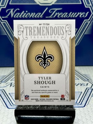 2025 National Treasures Tyler Shough Tremendous Treasures RC, 3