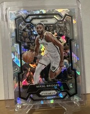 2023-24 Panini Prizm - Ice Prizm #46 Mikal Bridges