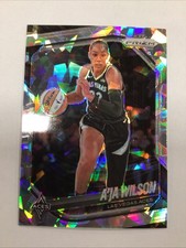 2025 Panini Prizm WNBA - A'ja Wilson #76 Ice Prizm