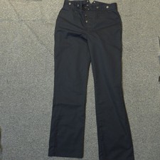 Classic Old West Styles Pants 34x34 Button Fly Made In USA Buckle Back Black