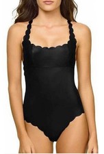 NWOT Pilyq L Envy Gwen Wave 1PC Reversible Swimsuit GREEN 95140