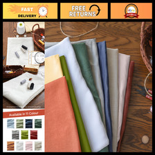 100 Natural Pure Linen Fabric 78" Yard, Solid Color for Sewing, Embroidery, Cra