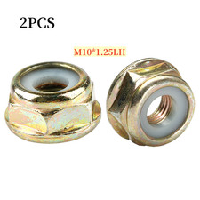 2Pcs Left Hand Thread Blade Nut For Strimmer Brush Cutter Trimmer M10x1.25