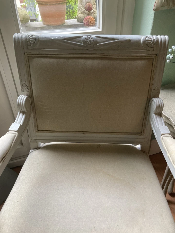 Defekter Stuhl von Loberon Neupreis 598 Euro Louis Seize Landhausstil - Bild 4 von 4