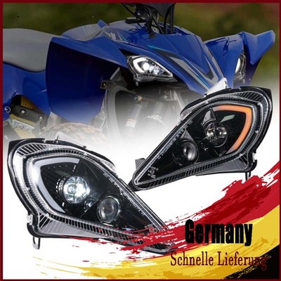 E24-Geprüft Paar LED Scheinwerfer Blinker Für Yamaha Raptor YFZ 450 450R 700