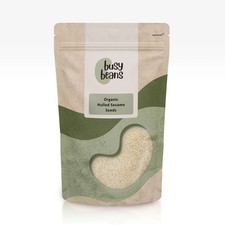Organic Sesame Seeds Hulled -Certified Organic- by Busy Beans Organic (3kg)