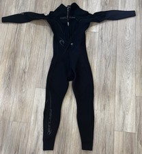 Rip Curl Dawn Patrol 3/2mm Chest Zip Wetsuit Women  s Black E3 Neoprene Full Suit