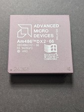 AMD Am486 DX2-66 A80486DX2-66 Ceramic PGA Vin...