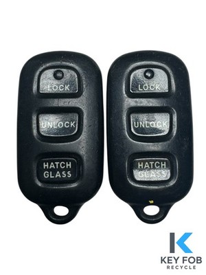 2 PACK FACTORY TOYOTA OEM KEYLESS ENTRY REMOTE KEY FOB GQ43VT14T 89742-02010 3B